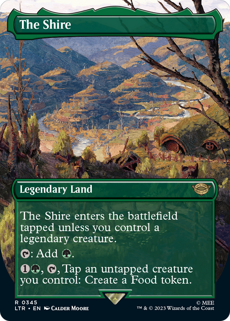 The Shire (Borderless Alternate Art) [The Lord of the Rings: Tales of Middle-Earth] Foil