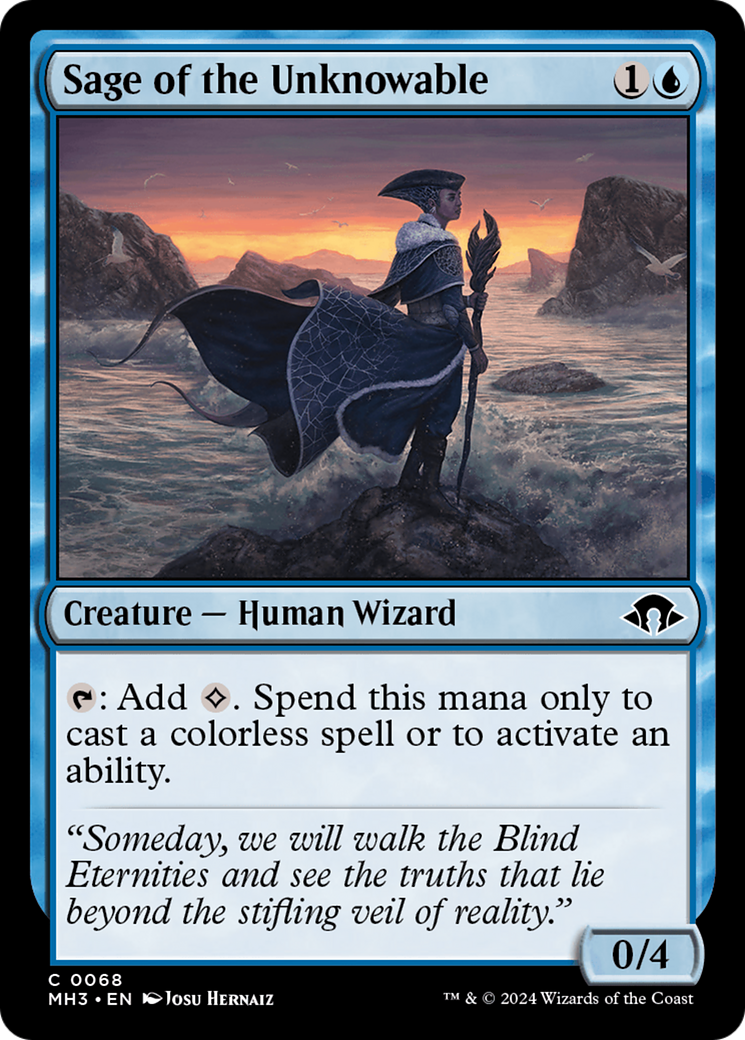 Sage of the Unknowable [Modern Horizons 3] Foil