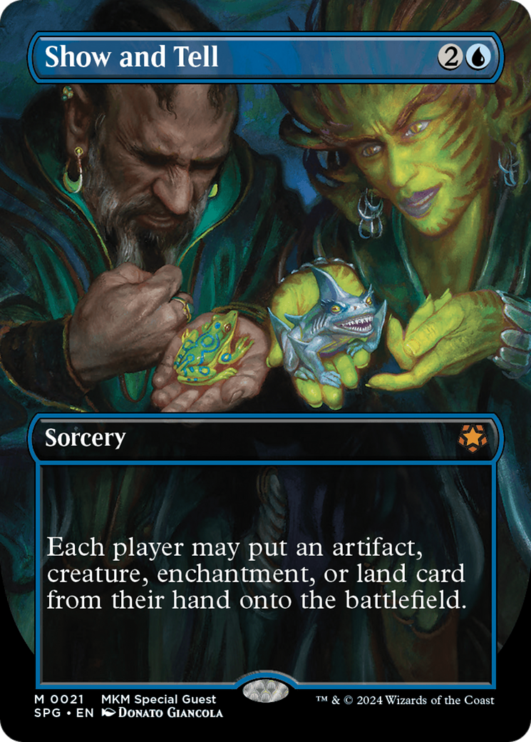 Show and Tell (Borderless) [Murders at Karlov Manor Special Guests] Foil