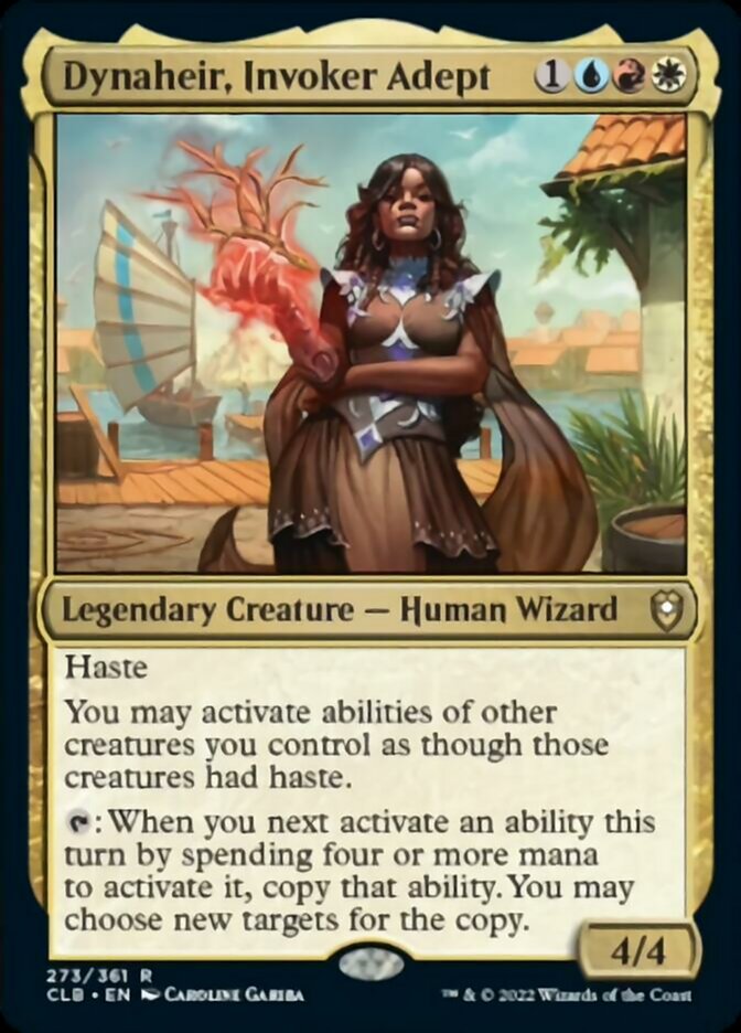 Dynaheir, Invoker Adept [Commander Legends: Battle for Baldur's Gate] Foil