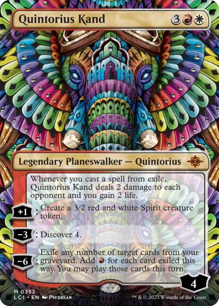 Quintorius Kand (0352) (Borderless) [The Lost Caverns of Ixalan] Foil