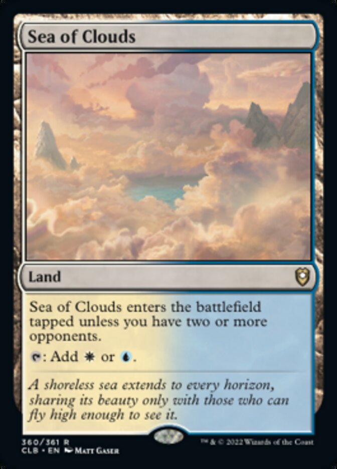 Sea of Clouds [Commander Legends: Battle for Baldur's Gate] Foil