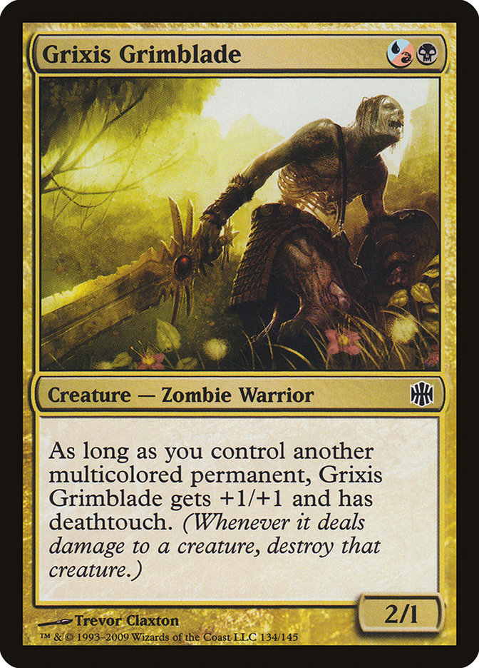 Grixis Grimblade [Alara Reborn] Foil