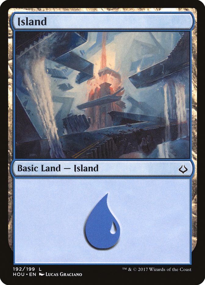 Island (192) [Hour of Devastation] Foil
