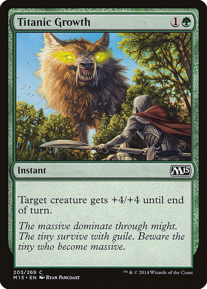 Titanic Growth [Magic 2015] Foil
