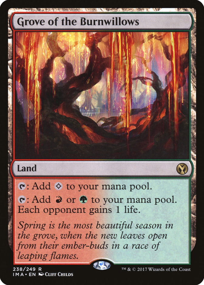 Grove of the Burnwillows [Iconic Masters] Foil