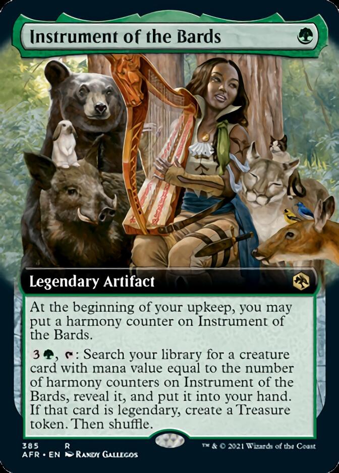 Instrument of the Bards (Extended Art) [Dungeons & Dragons: Adventures in the Forgotten Realms] Foil