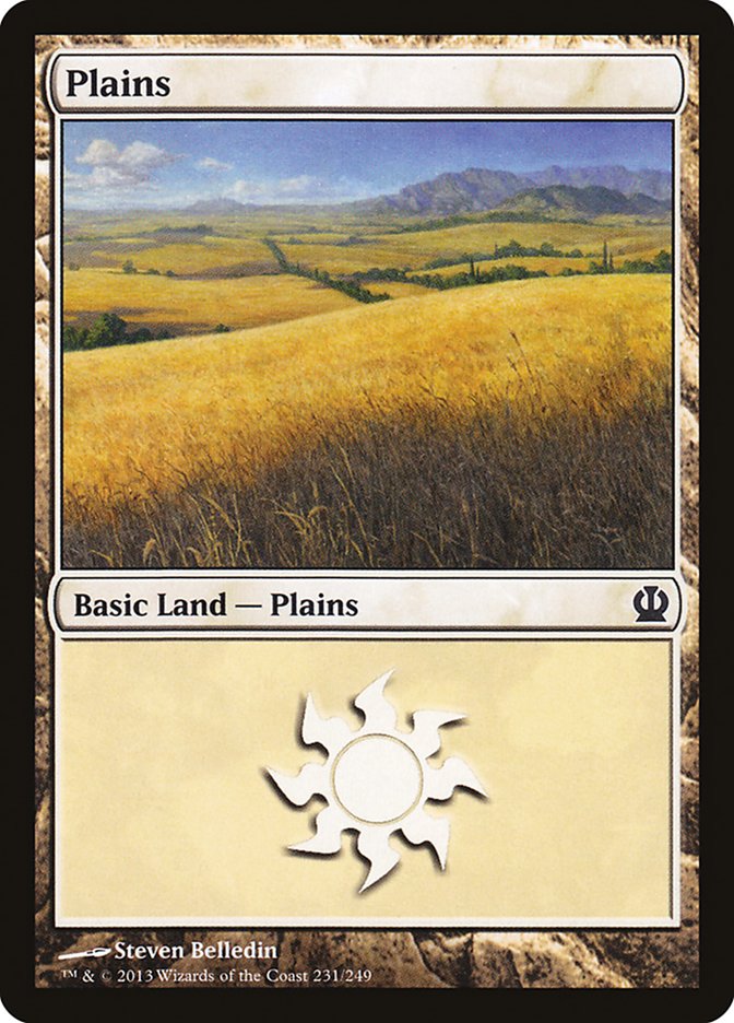 Plains (231) [Theros] Foil