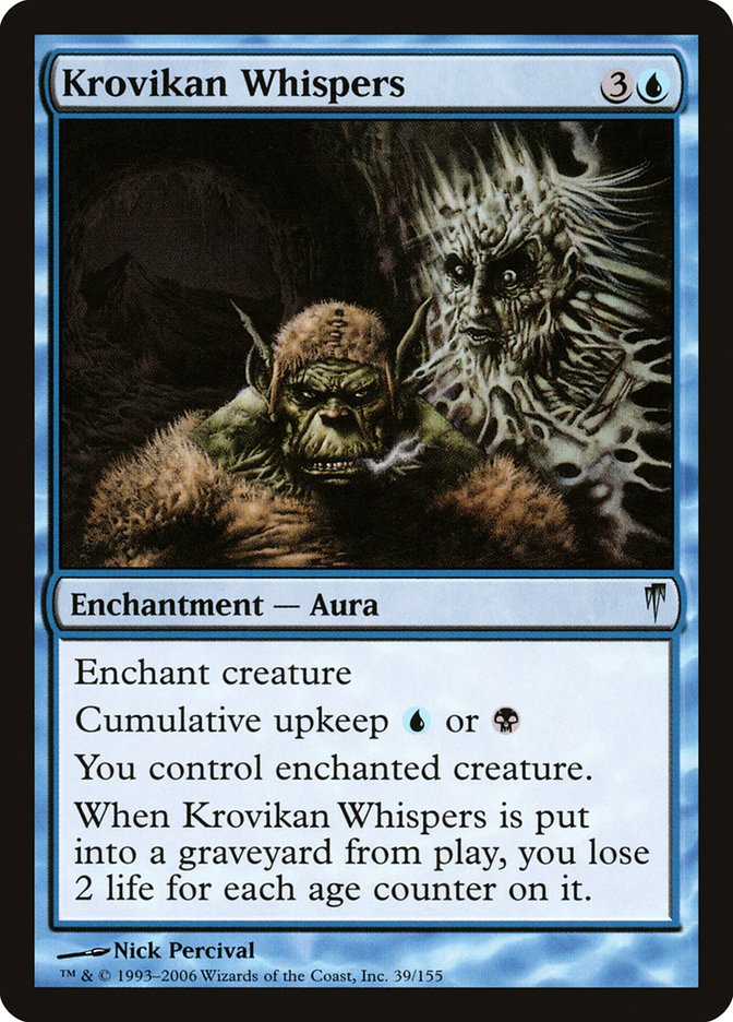 Krovikan Whispers [Coldsnap] Foil