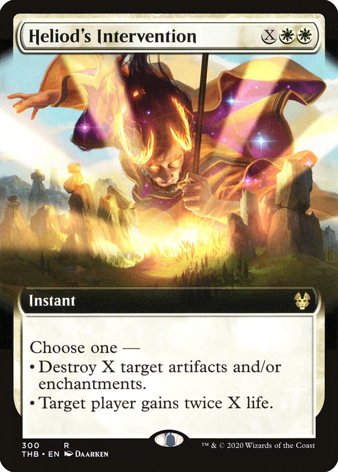 Heliod's Intervention (Extended Art) [Theros Beyond Death] Foil