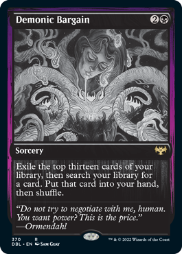 Demonic Bargain [Innistrad: Double Feature] Foil