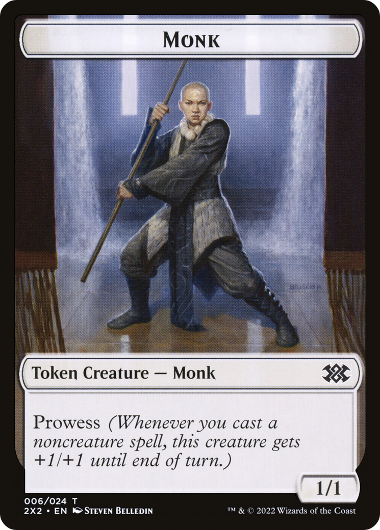 Monk  [Double Masters 2022 Tokens]