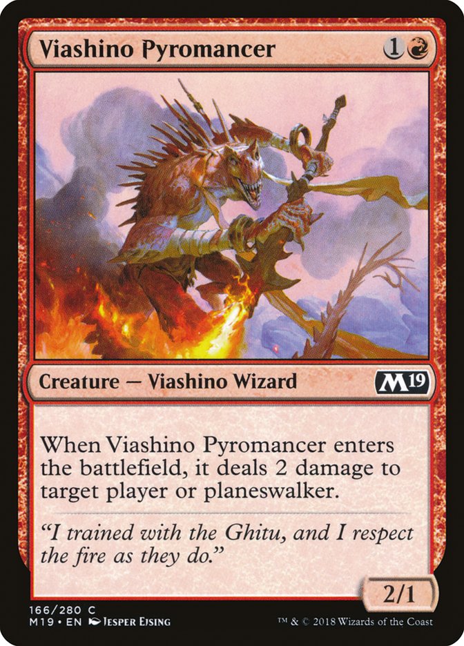 Viashino Pyromancer [Core Set 2019] Foil