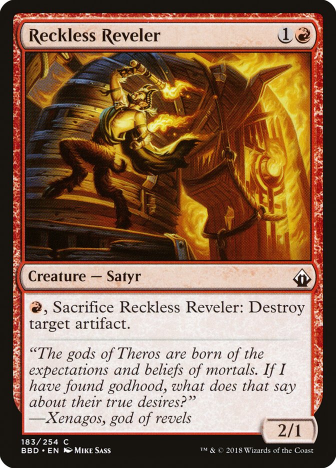 Reckless Reveler [Battlebond] Foil