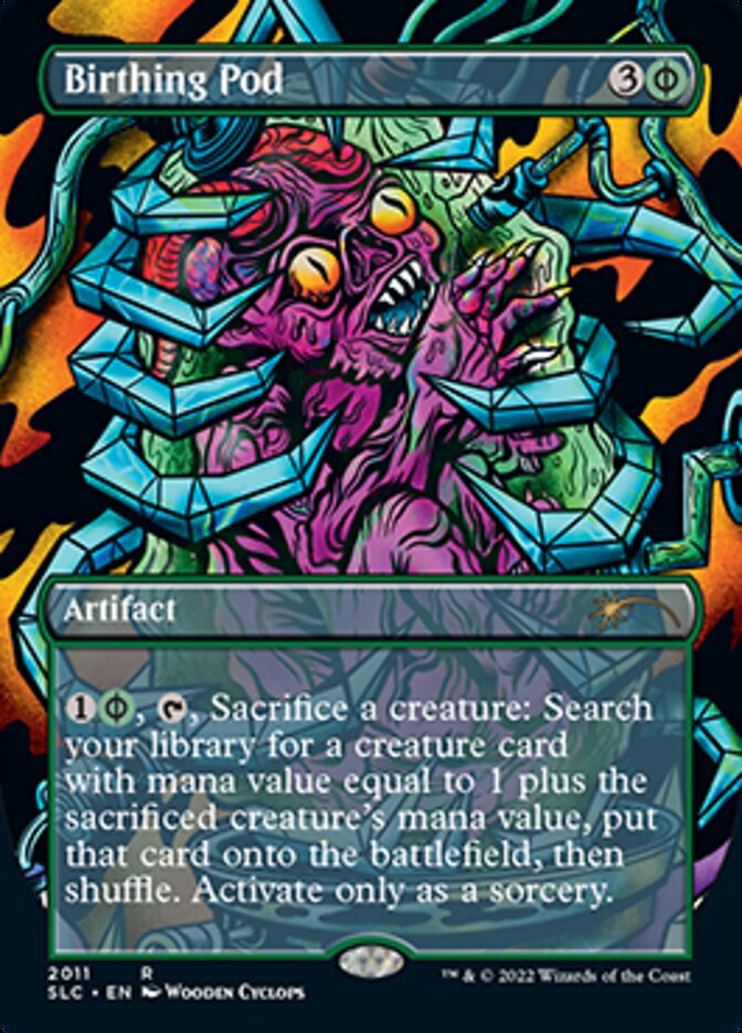Birthing Pod (Borderless Alternate Art) [Secret Lair 30th Anniversary Countdown Kit] Foil