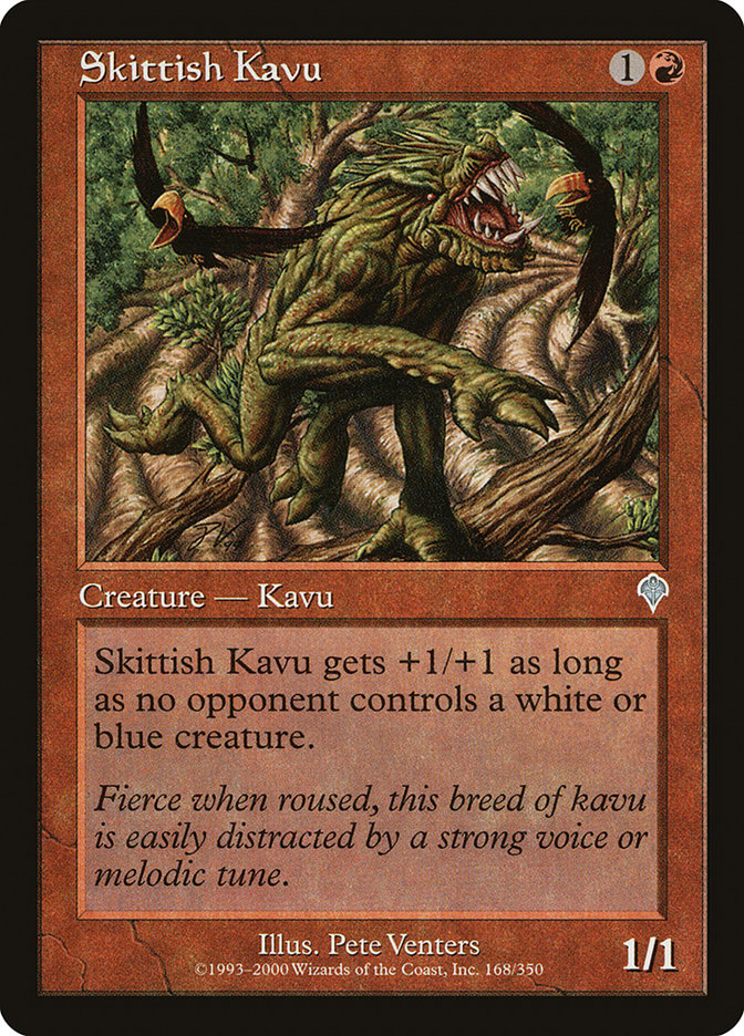 Skittish Kavu [Invasion] Foil