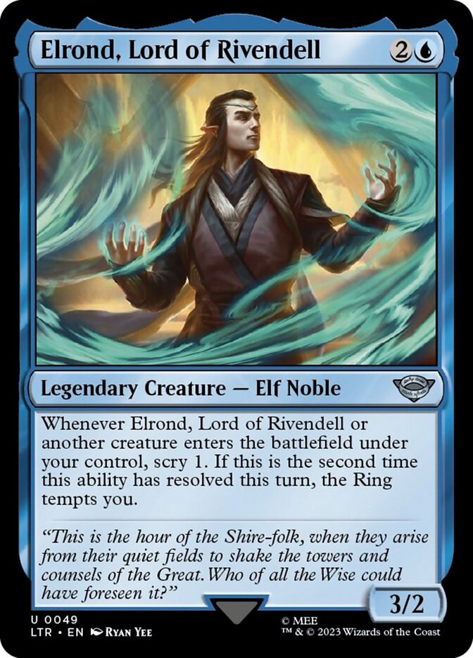 Elrond, Lord of Rivendell [The Lord of the Rings: Tales of Middle-Earth] Foil