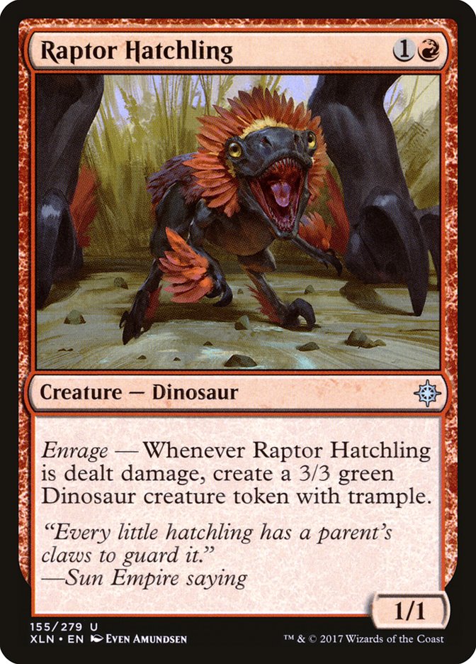 Raptor Hatchling [Ixalan] Foil