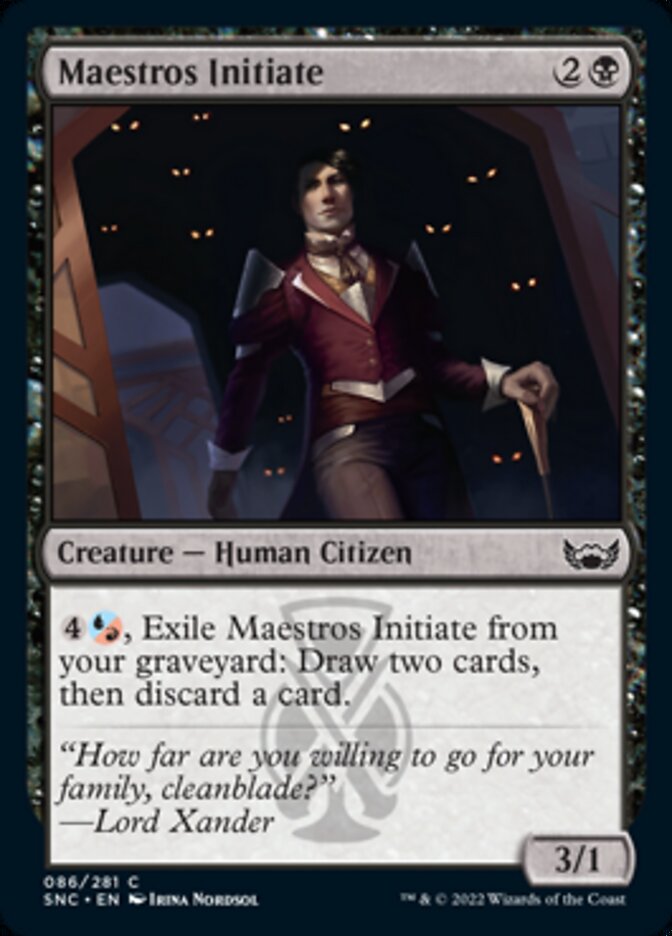 Maestros Initiate [Streets of New Capenna] Foil