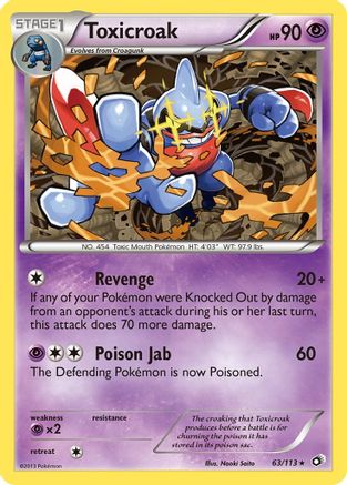 Toxicroak (63/113) [Black & White: Legendary Treasures] Reverse Holofoil