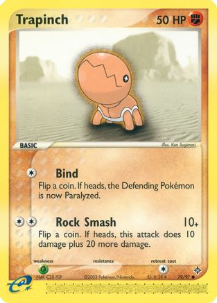 Trapinch (79/97) [EX: Dragon] Reverse Holofoil