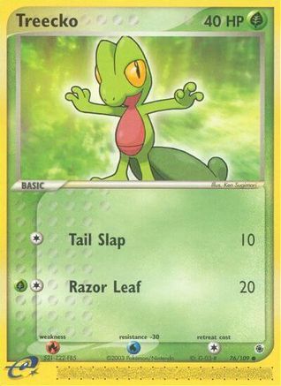 Treecko (76/109) [EX: Ruby & Sapphire] Reverse Holofoil