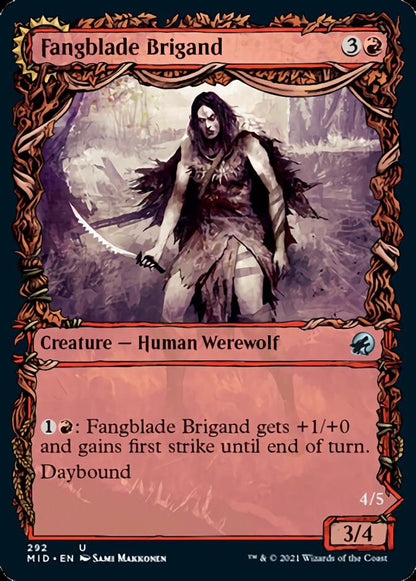 Fangblade Brigand // Fangblade Eviscerator (Showcase Equinox) [Innistrad: Midnight Hunt] Foil