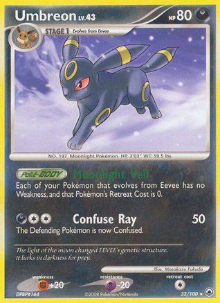 Umbreon (32/100) [Diamond & Pearl: Majestic Dawn] Reverse Holofoil