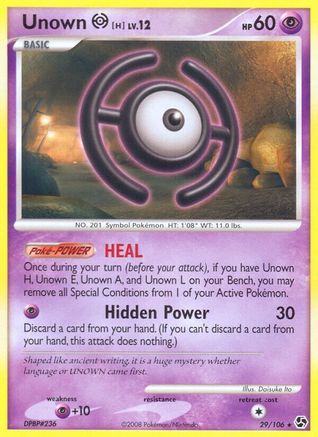 Unown H (29/106) [Diamond & Pearl: Great Encounters] Reverse Holofoil