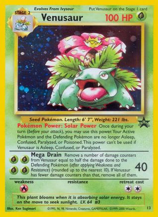 Venusaur (13) [Wizards of the Coast: Black Star Promos] Holofoil