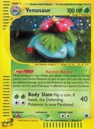Venusaur (30/165) [Expedition: Base Set] Reverse Holofoil