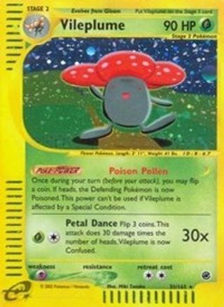 Vileplume (31/165) [Expedition: Base Set] Reverse Holofoil