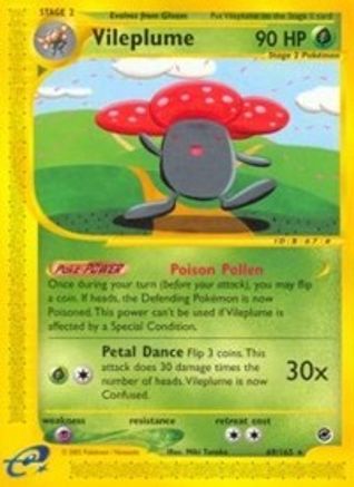 Vileplume (69/165) [Expedition: Base Set] Reverse Holofoil