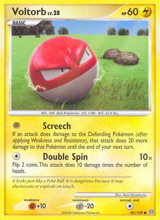 Voltorb (80/100) [Diamond & Pearl: Stormfront] Reverse Holofoil