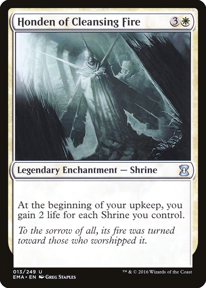 Honden of Cleansing Fire [Eternal Masters] Foil
