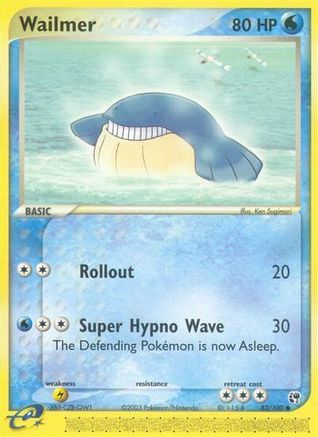 Wailmer (83/100) [EX: Sandstorm] Reverse Holofoil
