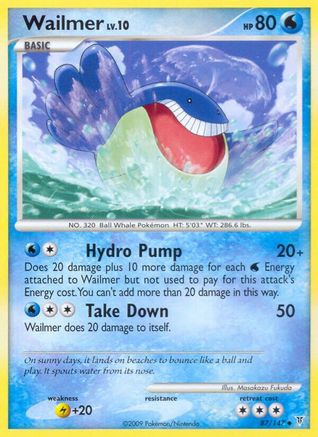Wailmer (87/147) [Platinum: Supreme Victors] Reverse Holofoil