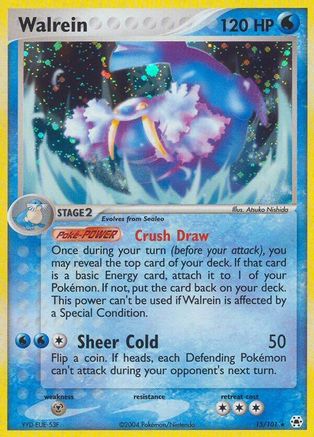 Walrein (15/101) [EX: Hidden Legends] Reverse Holofoil