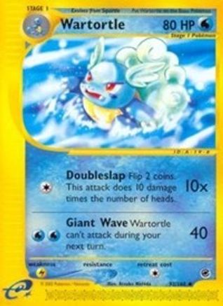 Wartortle (92/165) [Expedition: Base Set] Reverse Holofoil