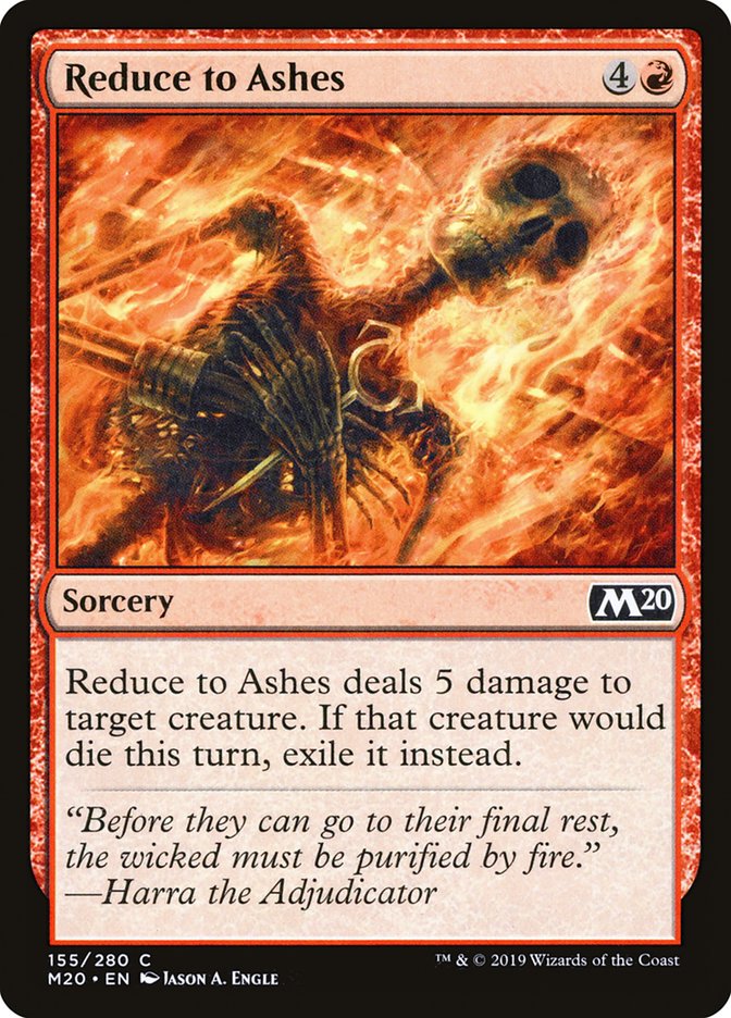 Reduce to Ashes [Core Set 2020] Foil