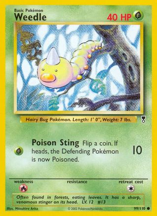 Weedle (99/110) [Legendary Collection] Reverse Holofoil
