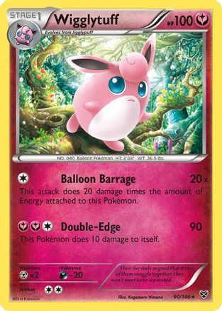 Wigglytuff (90/146) [XY: Base Set] Reverse Holofoil