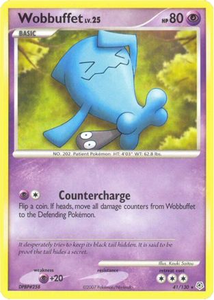 Wobbuffet (41/130) [Diamond & Pearl: Base Set] Reverse Holofoil
