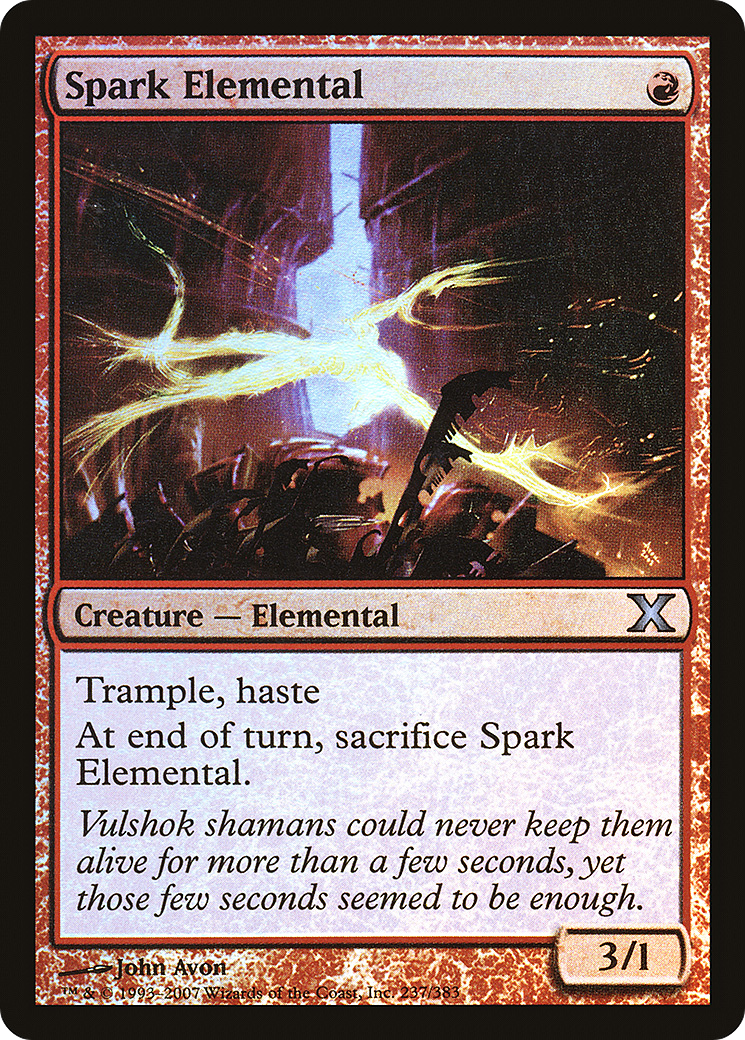 Spark Elemental  [Tenth Edition] Foil