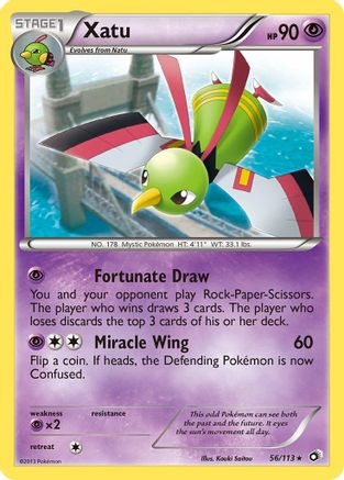 Xatu (56/113) [Black & White: Legendary Treasures] Reverse Holofoil