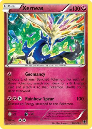 Xerneas (96/146) [XY: Base Set] Reverse Holofoil