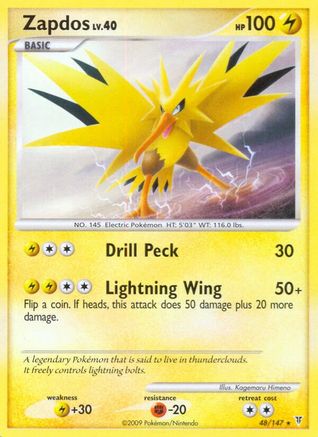 Zapdos (48/147) [Platinum: Supreme Victors] Reverse Holofoil