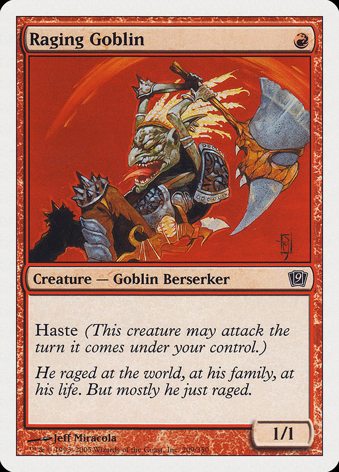 Raging Goblin [Ninth Edition] Foil
