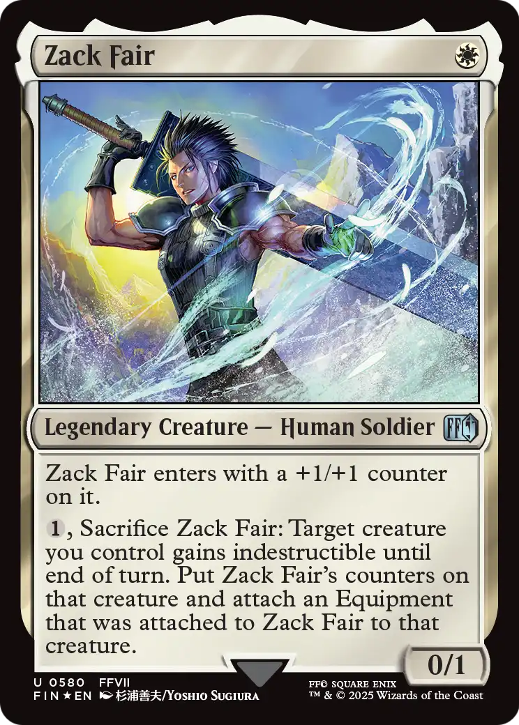 Zack Fair (Surge Foil) [FINAL FANTASY] Foil