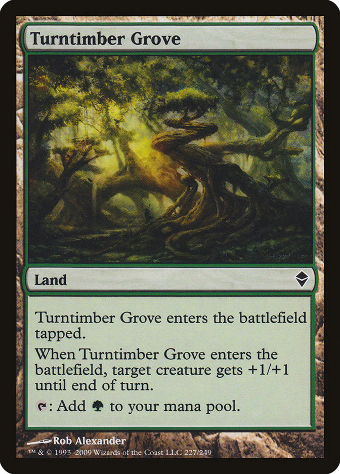 Turntimber Grove [Zendikar] Foil